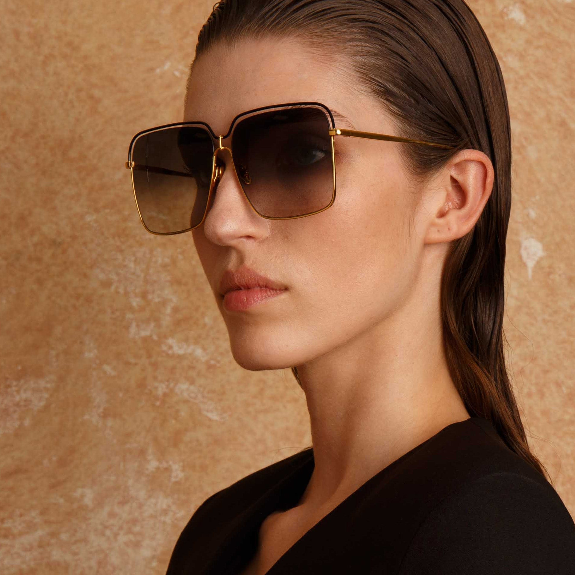 Celine square cheap aviator sunglasses