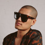 Carolina Flat Top Sunglasses in Tortoiseshell (Men's)