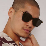 Coffey A Rectangular Sunglasses in Black (Men's)
