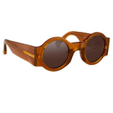 Dries van Noten 98 C10 Round Sunglasses