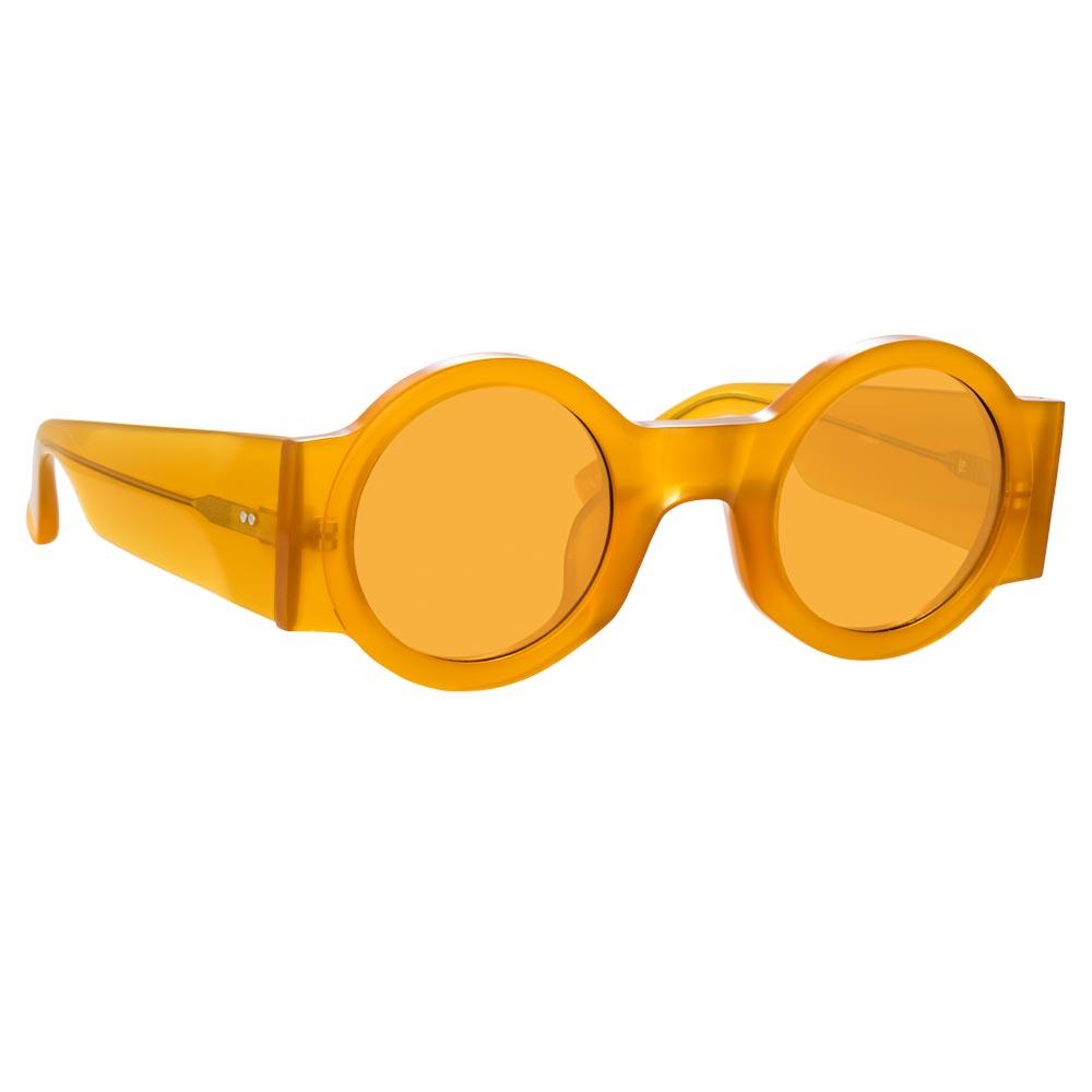Oversized Sunglasses in Blue frame by Dries Van Noten x LINDA FARROW –  LINDA FARROW (INT'L)
