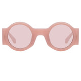 Dries Van Noten 98 Round Sunglasses in Pink