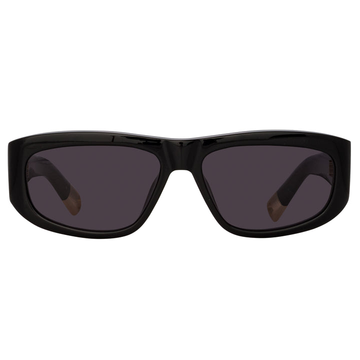 Magda Butrym D-Frame Sunglasses in Black – LINDA FARROW (INT'L)