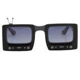Jeremy Scott TV Sunglasses in Black