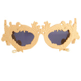 Jeremy Scott Flourish Sunglasses in Cream