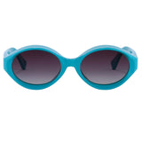 Jeremy Scott Visor Sunglasses in Blue