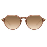 Linda Farrow Linear Wren A C10 Angular Sunglasses
