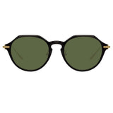 Linda Farrow Linear Wren C7 Angular Sunglasses