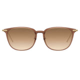 Linda Farrow Linear Wright A C12 Rectangular Sunglasses