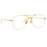 Lloyds Aviator Optical A Frame in Yellow Gold