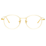 Mayne Oval Optical Frame in Yellow Gold