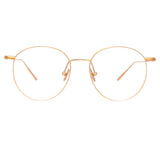 Foster Oval Optical Frame in Rose Gold