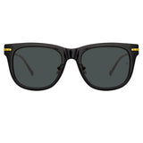Chrysler A D-Frame Sunglasses in Black (Men's)