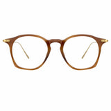 Mila Square Optical Frame in Brown