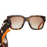 Amber D-Frame Sunglasses in Tortoiseshell