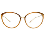 Angelica Cat Eye Optical Frame in Brown
