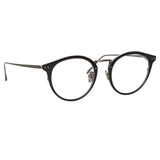 The Cooper | Oval Optical Frame in Black and Nickel (C5)