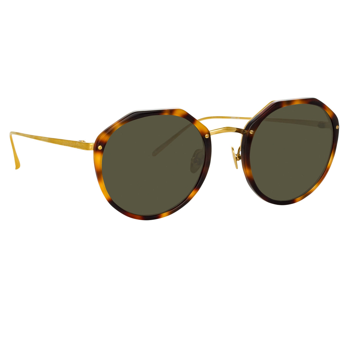 Madein angular aviator sunglasses with bridge detail in black | ASOS