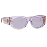 Debbie D-Frame Sunglasses in Lilac