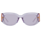Debbie D-Frame Sunglasses in Lilac