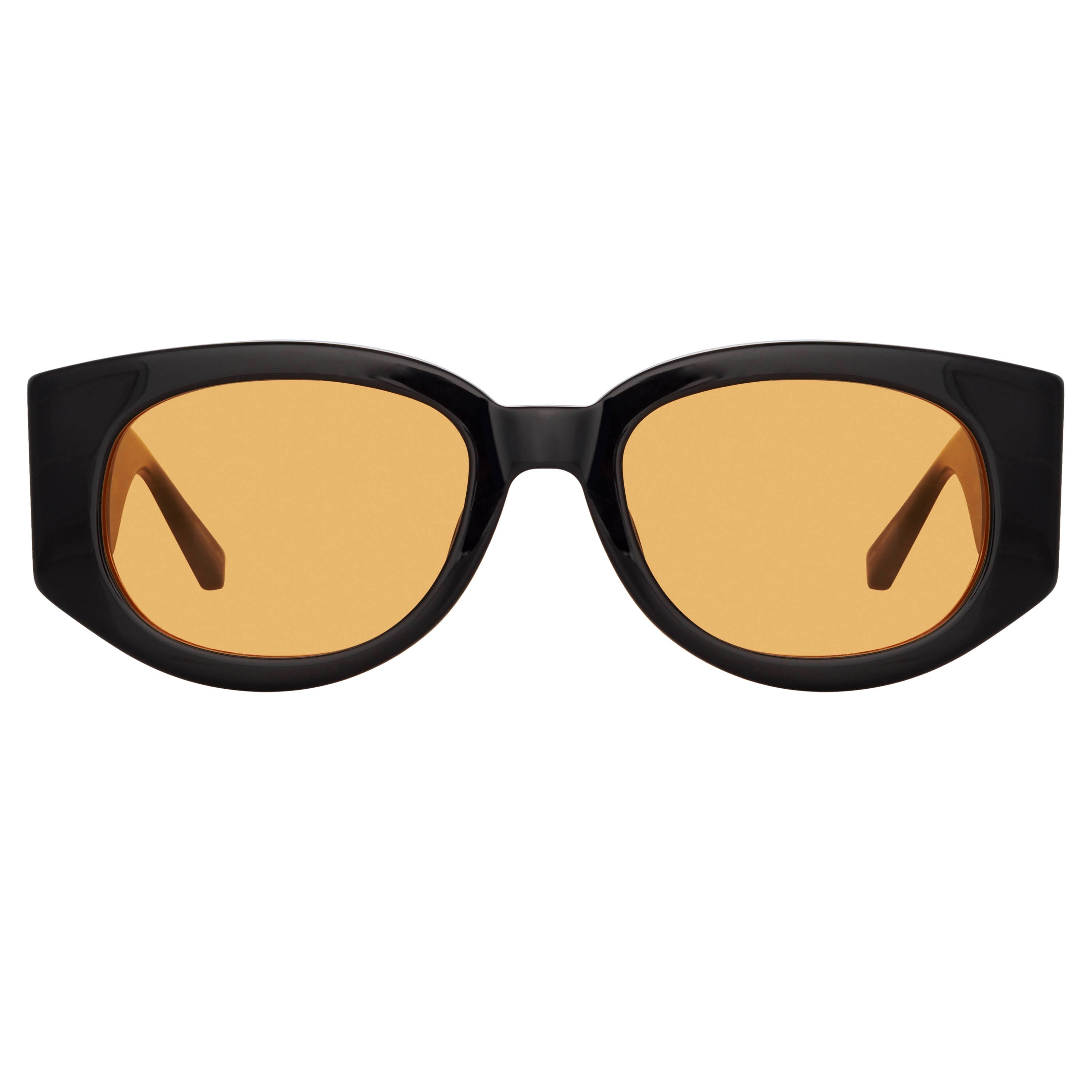 Desiree D-Frame Sunglasses in Black (Men's) by LINDA FARROW