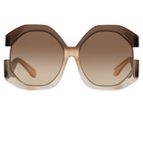 Bardot Oversized Sunglasses in Brown