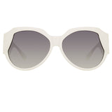 Christie Oversized Sunglasses in White