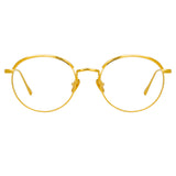 Marlon | Oval Men's Optical Frame in Yellow Gold (C5)