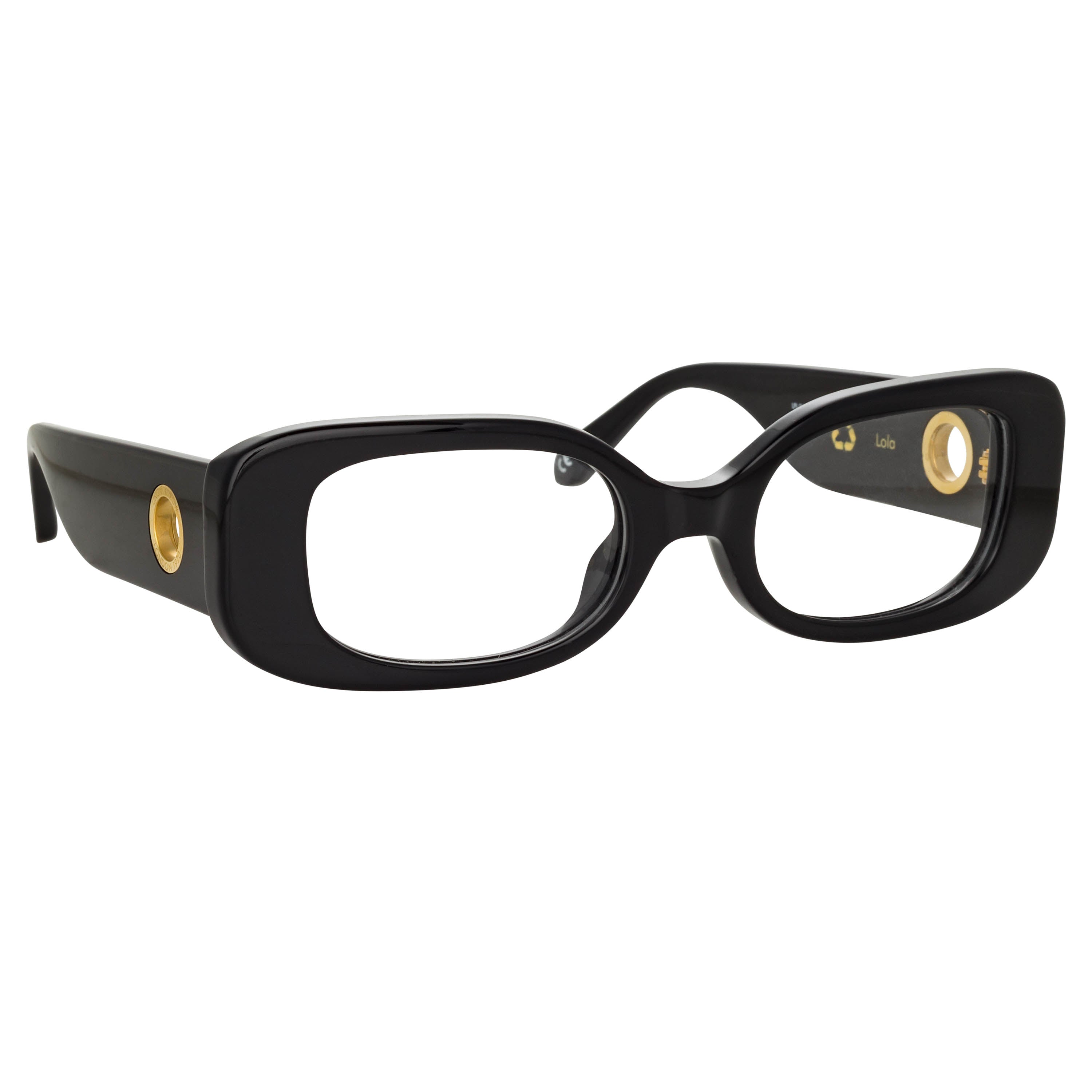 Lola Rectangular Optical Frame in Black