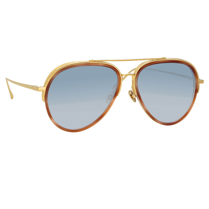 Linda Farrow Dee Aviator Sunglasses