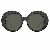 Donyale Oversized Sunglasses in Black