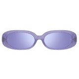 Cara Oval Sunglasses in Purple