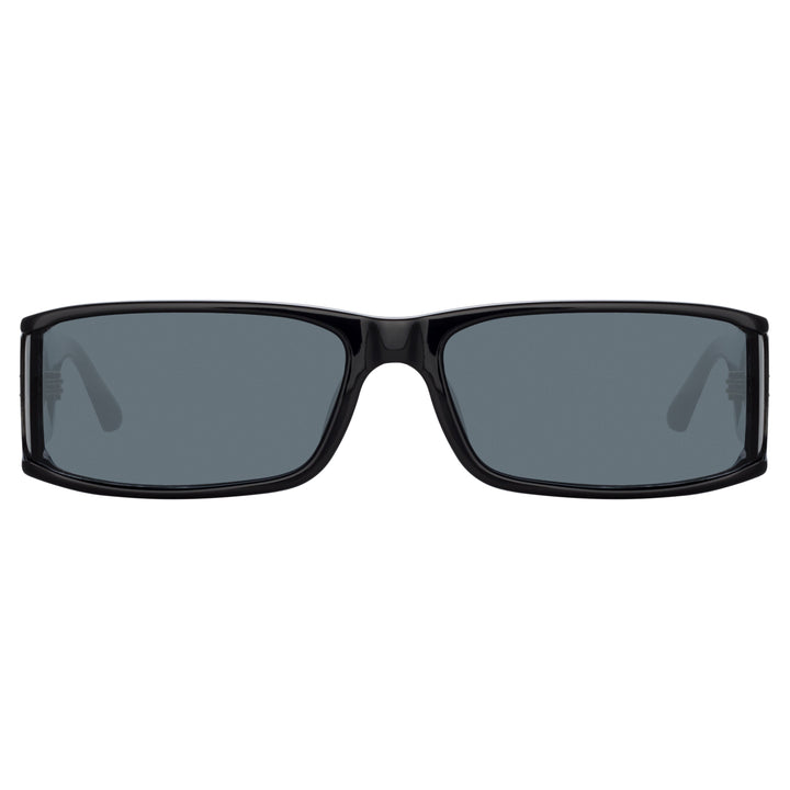 Mya Rectangular Sunglasses in Black by LINDA FARROW – LINDA FARROW (INT'L)