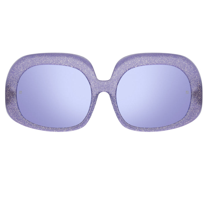 Hinge square sunglasses in pink - Bottega Veneta | Mytheresa