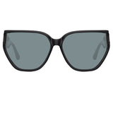 Sabine Oversized Sunglasses in Black