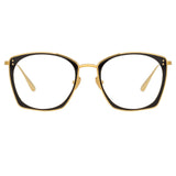 Milo Square Optical Frame in Yellow Gold