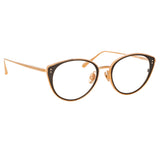 Alba Cat Eye Optical Frame in Rose Gold