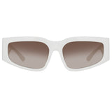 Senna Cat Eye Sunglasses in White
