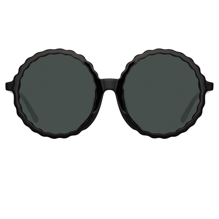 Nova Round Sunglasses in Black by LINDA FARROW – LINDA FARROW (INT'L)