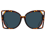 Astra Cat Eye Sunglasses in Tortoiseshell