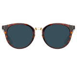 Morgan Oval Sunglasses in Tortoiseshell