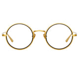 Cortina Oval Optical Frame in Yellow Gold