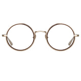 Cortina Oval Optical Frame in Light Gold
