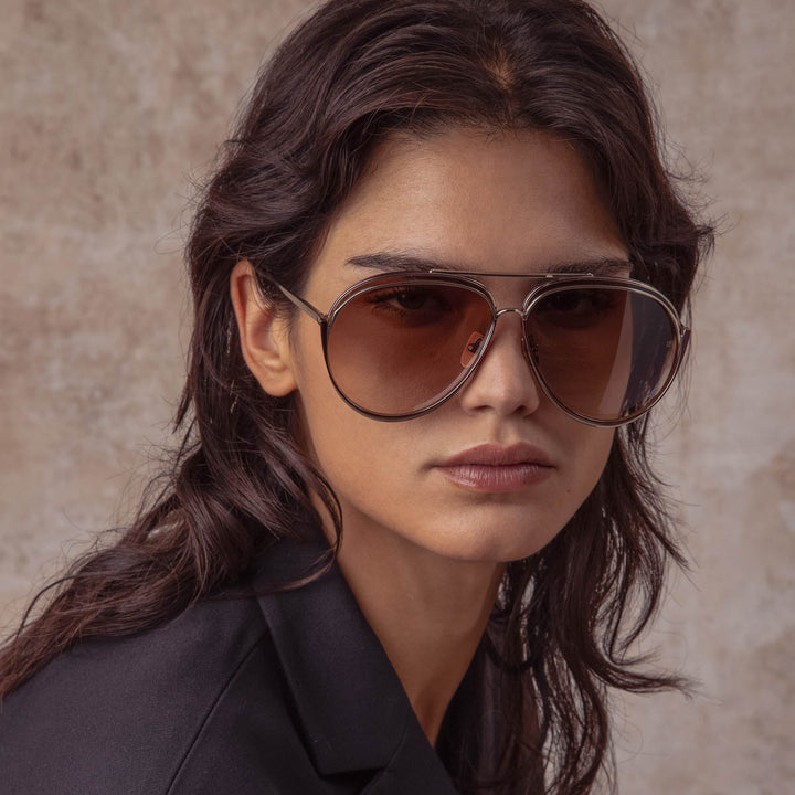 Gold aviator sunglasses on sale womens