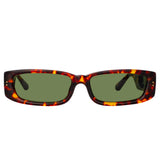 Men's Talita Rectangular Sunglasses in Tortoiseshell