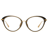 Song Cat Eye Optical Frame in Yellow Gold