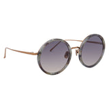 Linda Farrow Tracy C50 Round Sunglasses