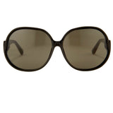 Linda Farrow 242 Black Sunglasses