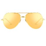 Linda Farrow 426 C1 Aviator Sunglasses
