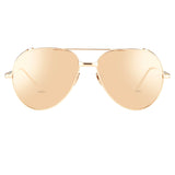 Linda Farrow 426 C3 Aviator Sunglasses